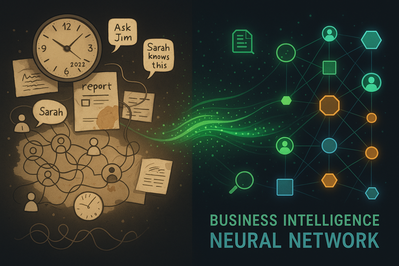 Diagram explaining what a business AI Foundation is